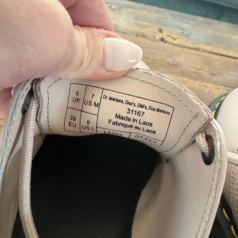 NEW! Dr. Martens Quad II Platform Derby in Vintage Taupe
